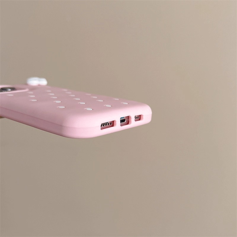 小众可爱翅膀满屏波点适用于苹果16promax手机壳新款iphone14个性15pro女款13硅胶12全包11防摔15软16
