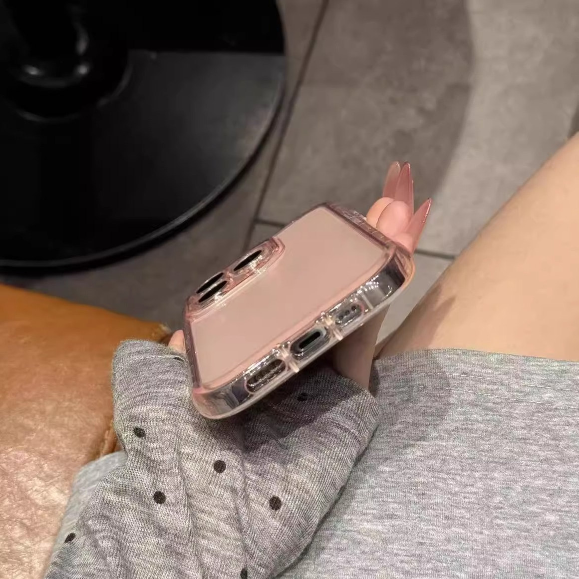 ins小众升级款小胖妹适用苹果16promax手机壳iPhone15promax简约14/13pro夏日新款软边硬背