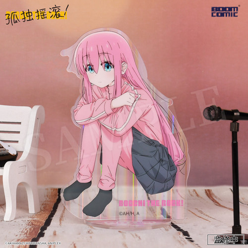 暴蒙孤独摇滚镭射光柱立牌