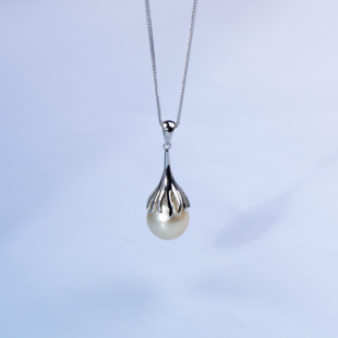 ANGEPERLE/天使之泪海水珍珠金珠巴洛克吊坠13-14mm