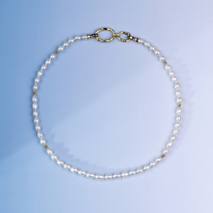 ANGEPERLE/天使之泪淡水珍珠时尚高级经典项链6-7mm