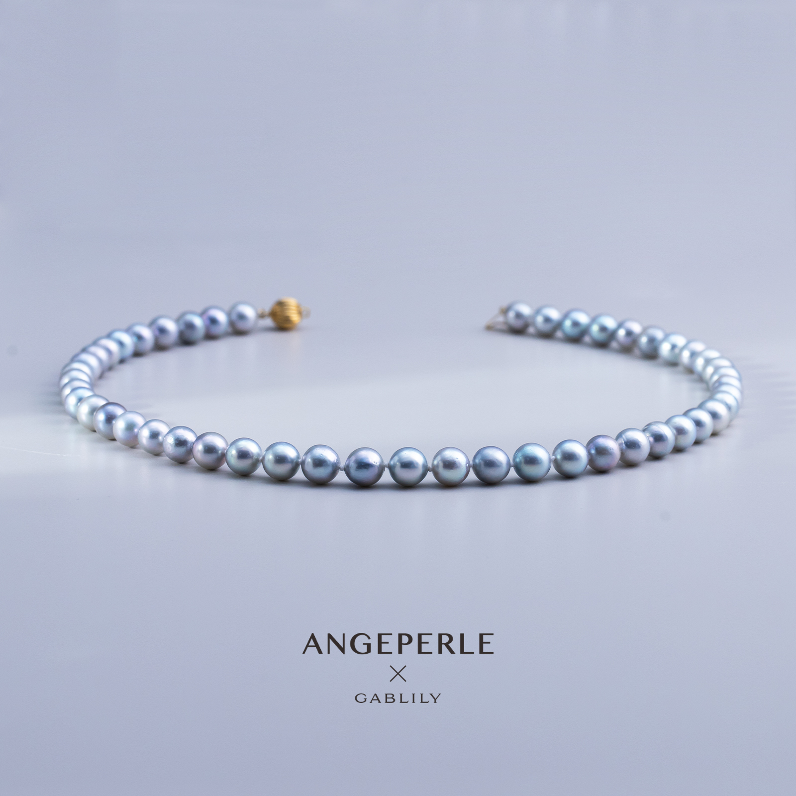 【先加购！15号天使之泪专场】海水珍珠Akoya真多麻色14K金扣项链