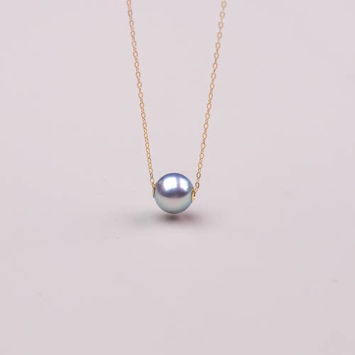 ANGEPERLE/天使之泪海水珍珠Akoya真多麻色路路通8-9mm