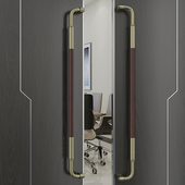 极简玻璃门拉手加厚中欧式 推拉实木门把手 不锈钢大门拉手酒店对装