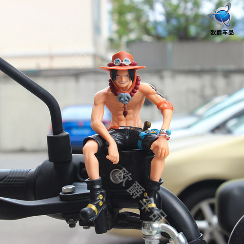 海贼王艾斯女帝初音电动车装饰品