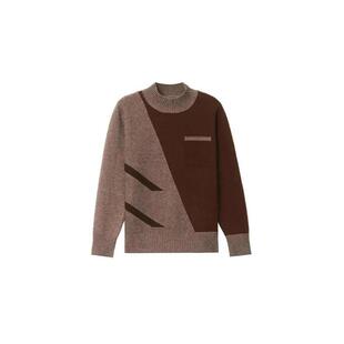 女宽松遮肚子百搭半高领打底毛衣 针织衫 简亦甄选百货时尚 洋气大码