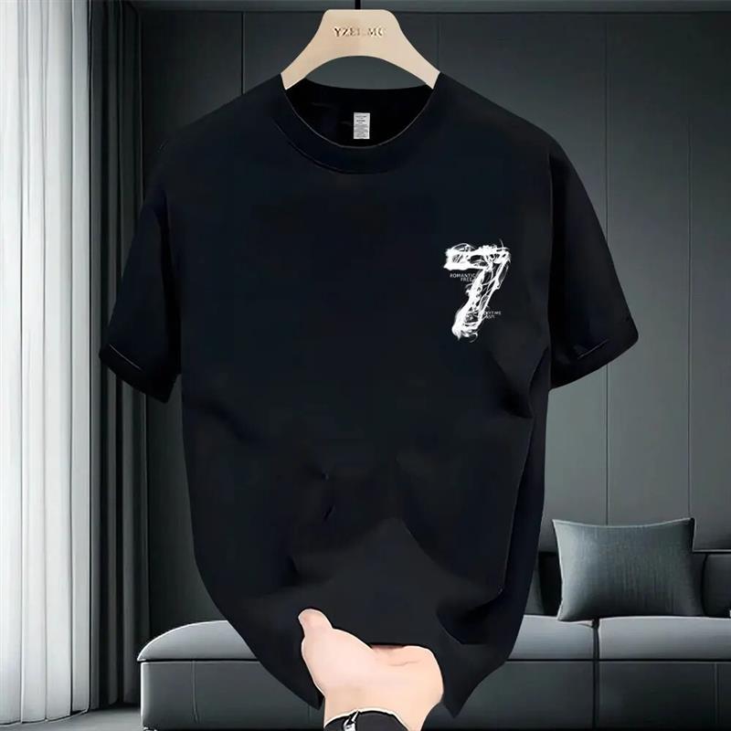 师凯服饰Amphelisia夏季港风个性小众宽松百搭男T恤潮流复古印花