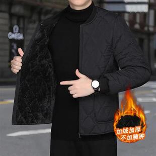 春朝严选男装男士加绒加厚保暖内穿打底棉服秋冬立领内胆棉衣外套