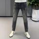 长裤 伯乐轻奢欧货轻奢秋冬新款 时尚 刺绣布贴烟管裤 男士 牛仔裤