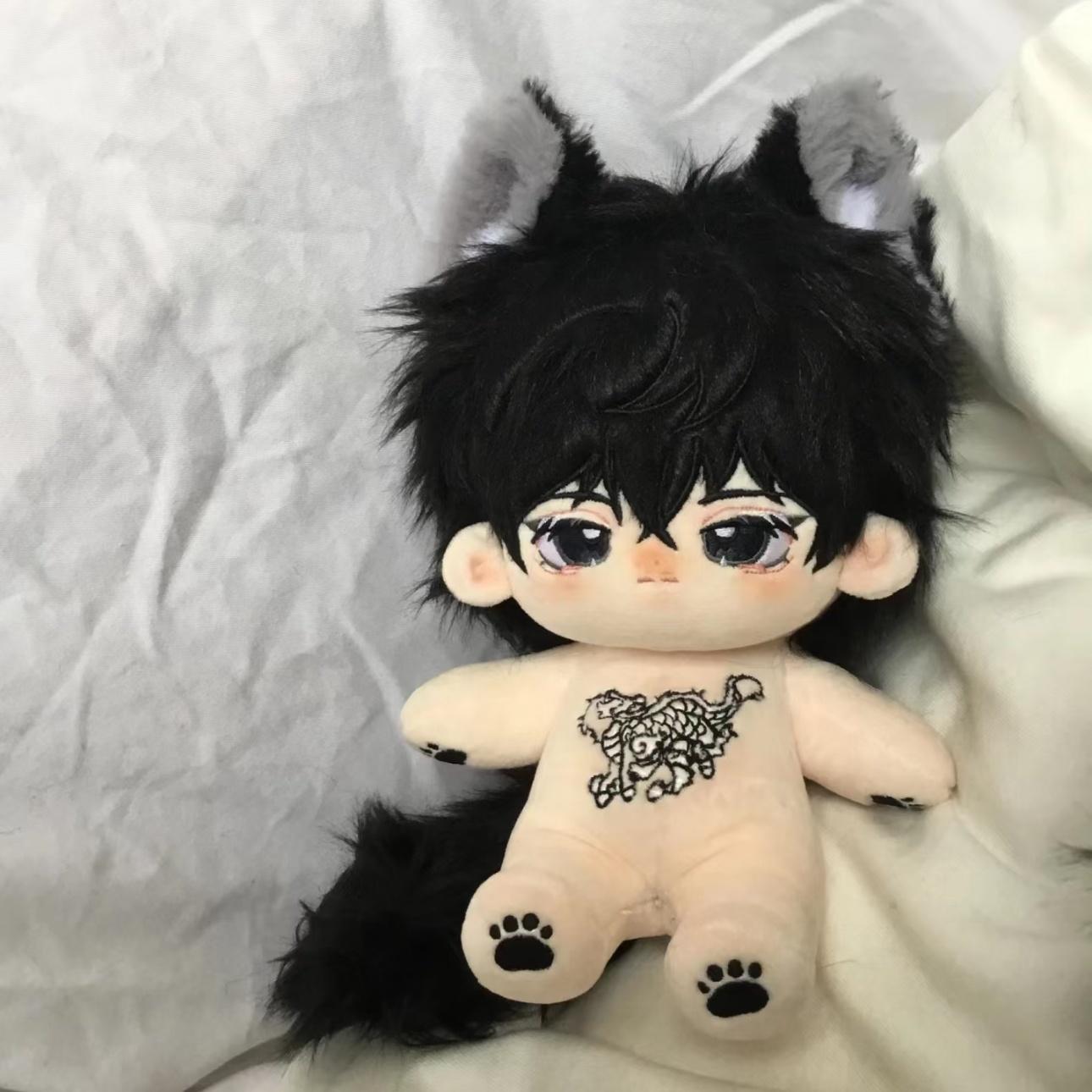 盗墓笔记棉花娃娃张起灵属性男娃灵药20cm可换装正版周边玩偶公仔