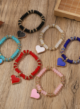 跨境欧美波西米亚天然石串珠手链