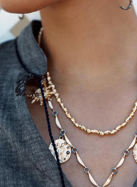 N12648跨境新品月亮星星宇宙吊坠