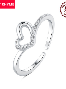 跨境爆款S925纯银时尚气质百搭爱