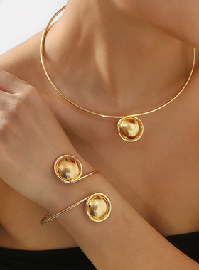 欧美高级感圆球套装简约设计感项