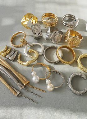 跨境热销爆款夸张手镯蛇链弹力珍