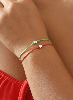 B2901跨境简约爱心星星手链套装