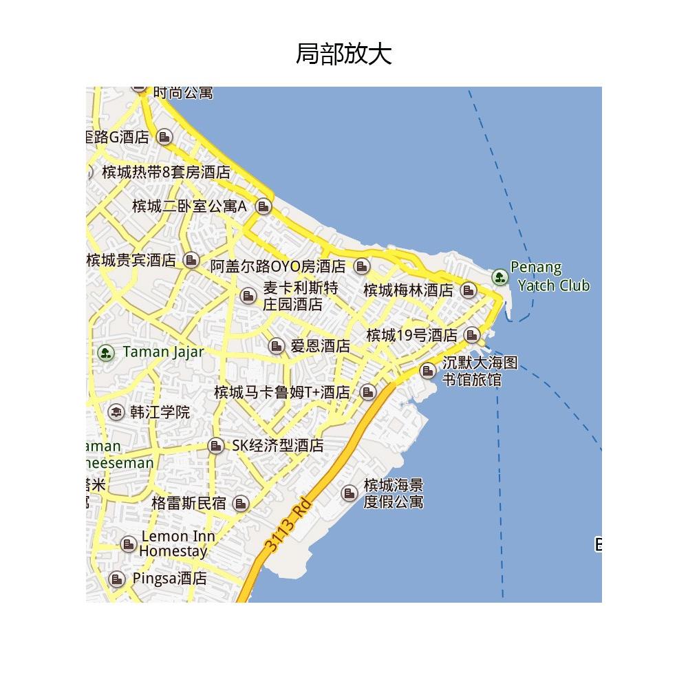 马来西亚槟城State of Penang地图 2025年移民外贸旅游行社公司挂