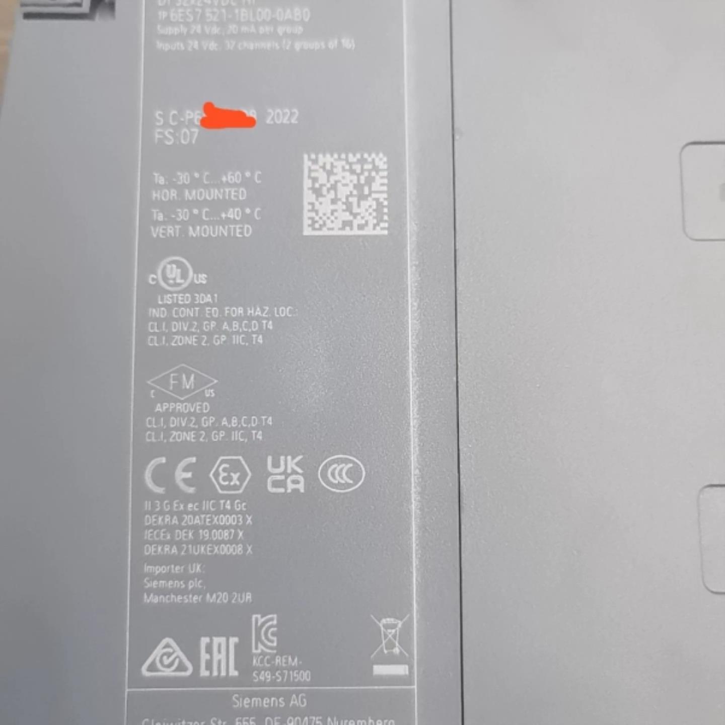 （议价)议价6es7521-1bl00-pab0模块成适用