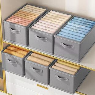 新款卧室可折叠收纳盒衣物收纳布艺抽屉式加厚收纳盒宿舍收纳箱