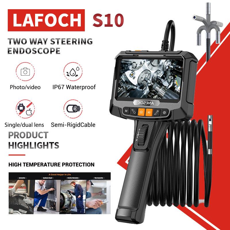 other/其他 S10360度转向工业管道汽修检测仪 5寸带屏便携可转弯