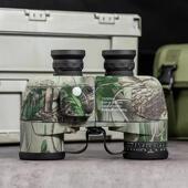 户外 高倍高清坐标测距望远镜 双筒望远镜 10x50舰船航海迷彩罗盘