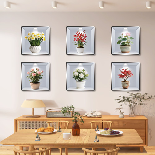 植物花卉墙面遮丑贴纸补洞神器