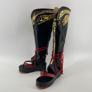 原神cos鞋定做 鹿野院平藏 久岐忍 五郎 荒泷一斗cosplay鞋来图