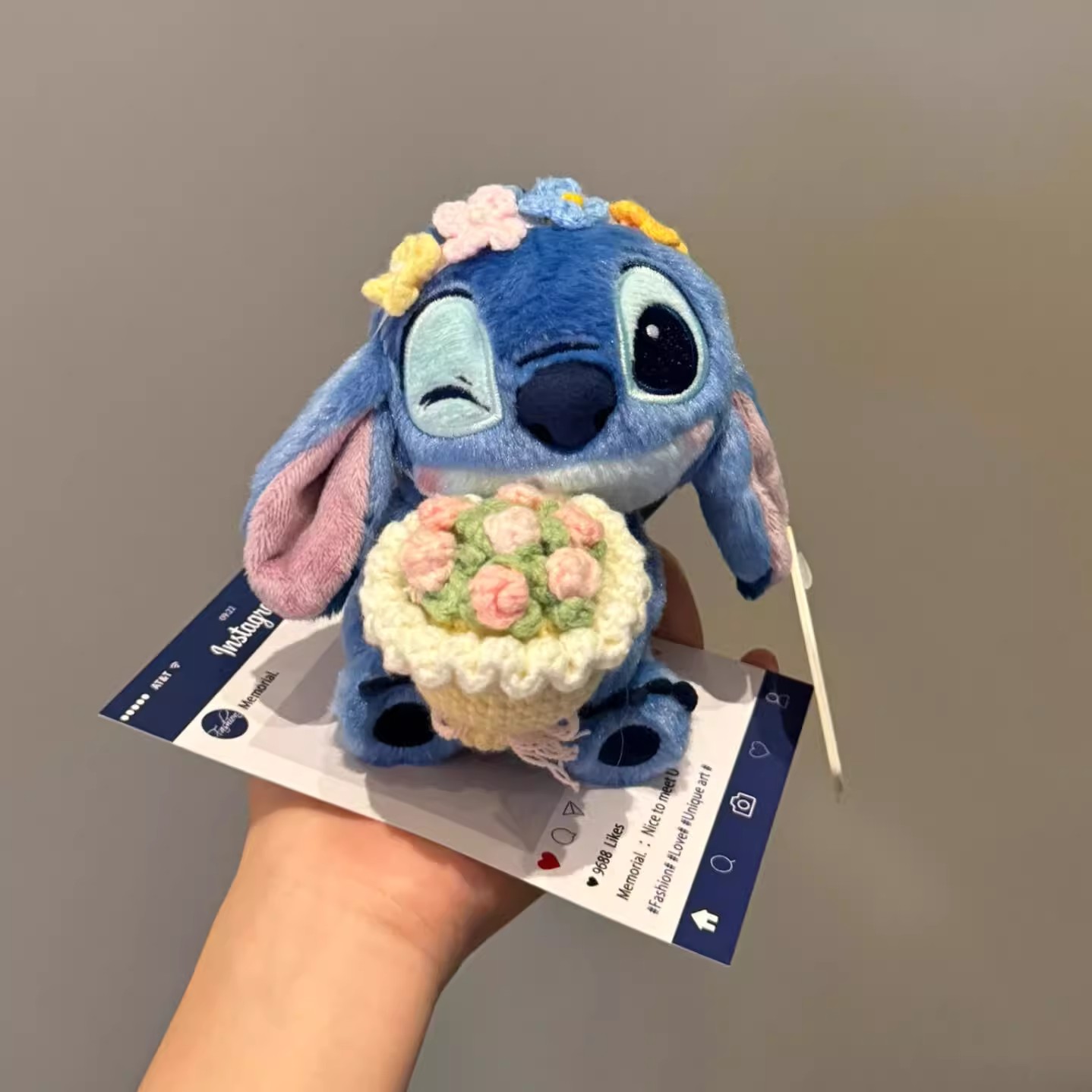 正版史迪仔挂件史迪奇玩偶花束毛绒公仔送女生女友闺蜜生日礼物