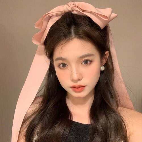Jennie同款超大蝴蝶结发夹
