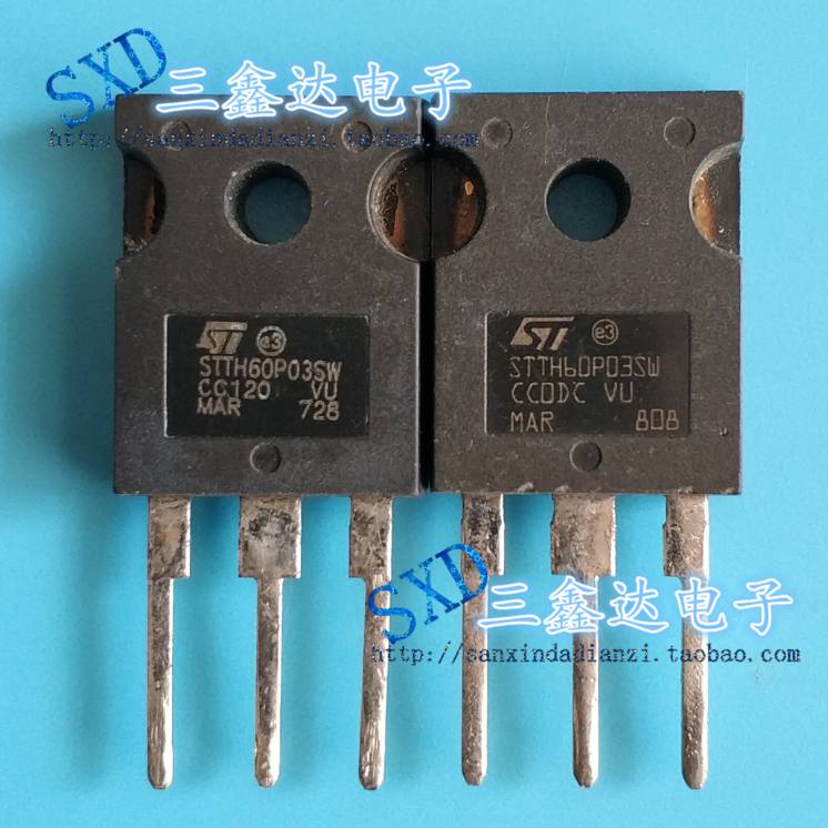 STTH60P03SW STTH6003CW 进口原装拆机 60A 300V快恢复整流管