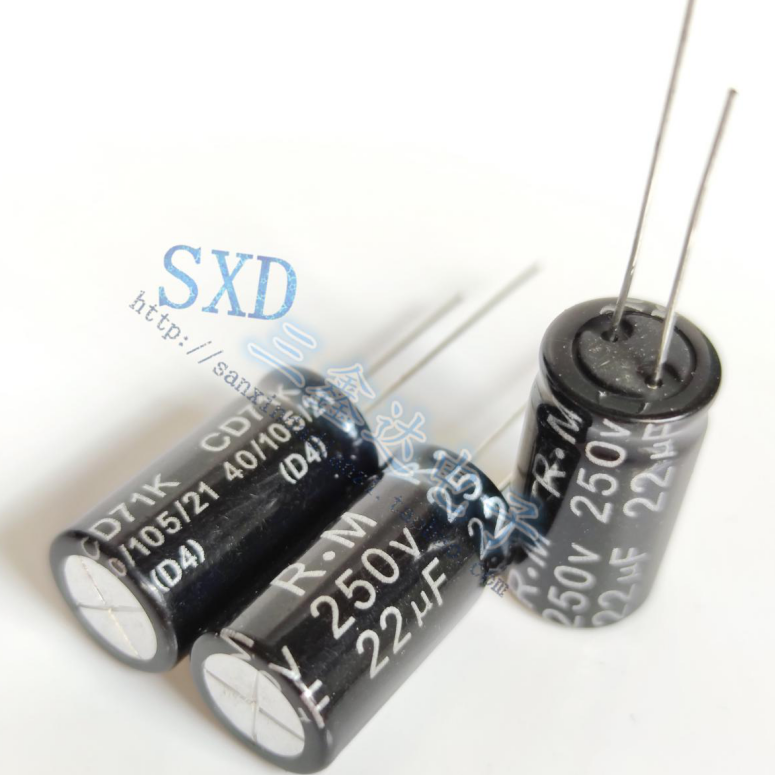 250V22UF 22UF250V全新原装RM音响音频分频器 无极NP电容13*25