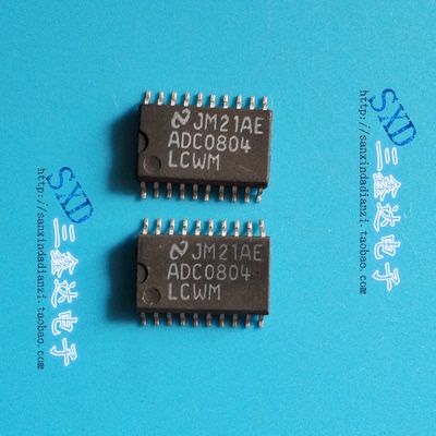 ADC0804LCWM  ADC0804进口原装拆机贴片SOP20 数模转换器芯片