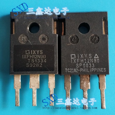 IXFH12N90 IXFH12N90Q 12N90进口原装拆机 900V12A MOS场效应管
