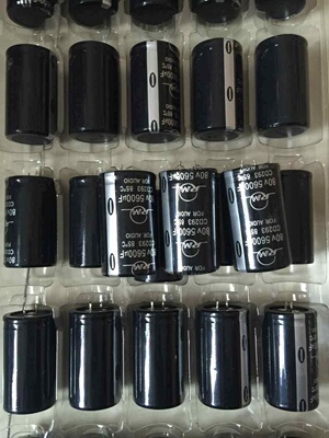 80v5600uf 5600uf80v全新原装铝电解电容器 体积35x50  60mm