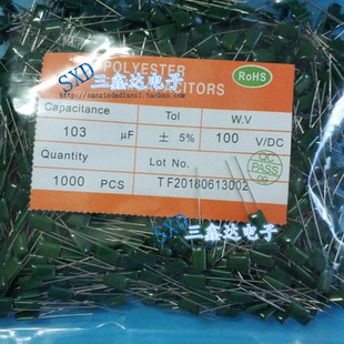 2A103J 100V103J 0.01UF 10NF全新原装 CL11涤纶电容 精度5%