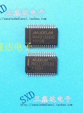 MAX213EEAI MAX213进口原装拆机 驱动器SSOP28脚芯片质量保证