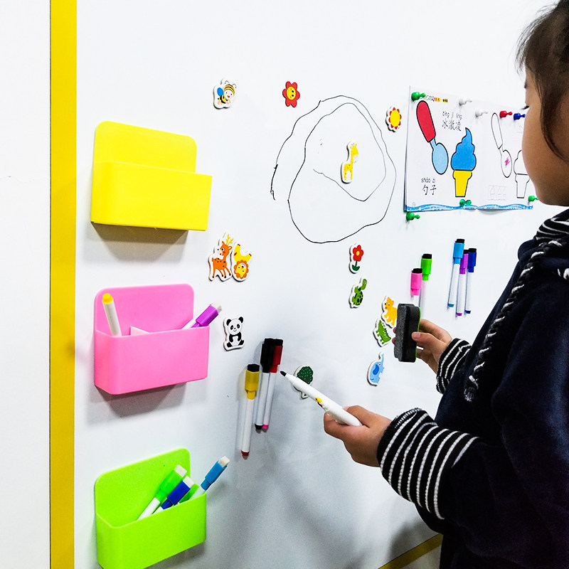 磁力儿童涂鸦软白板墙贴易擦写家用磁性画画板幼儿园绘画黑板背胶