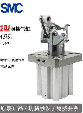 SMC全新RS2H63A/RS2H63-30DM/DL/BL/BM/TL/TM-D/DC重载型阻挡气缸