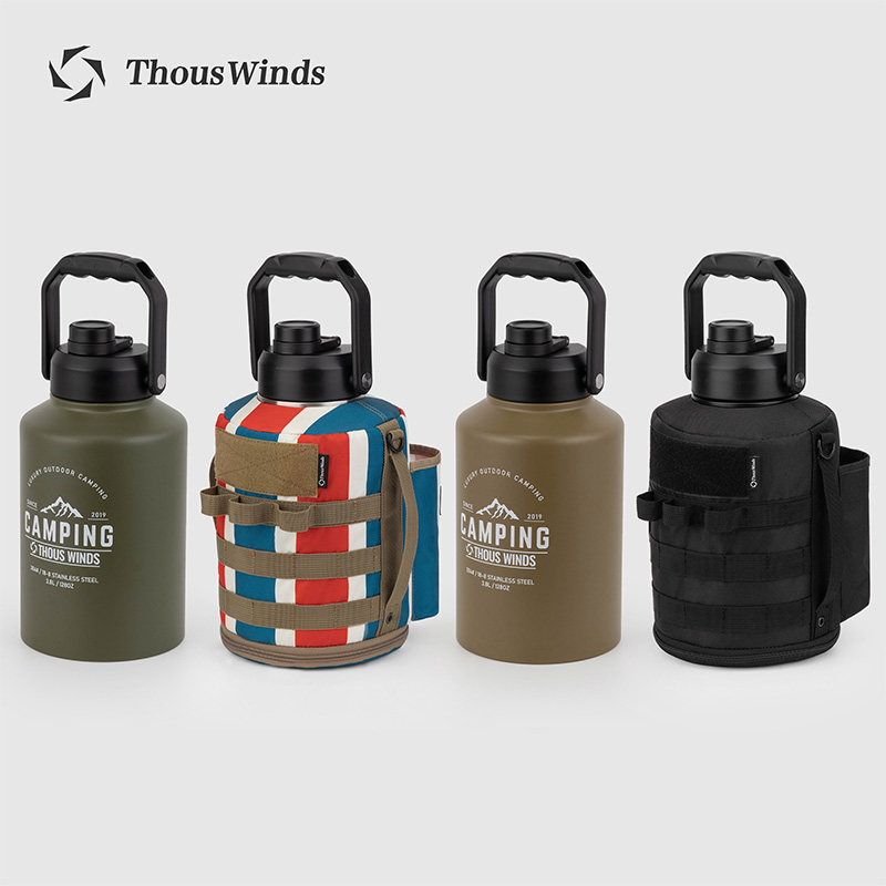 Thous Winds千风保温冰桶户外可携式手提不锈钢保温保冷大水壶3.8
