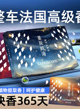 法国车载香薰固体香膏2025新款香砖持久留香孕妇婴儿可用高级感