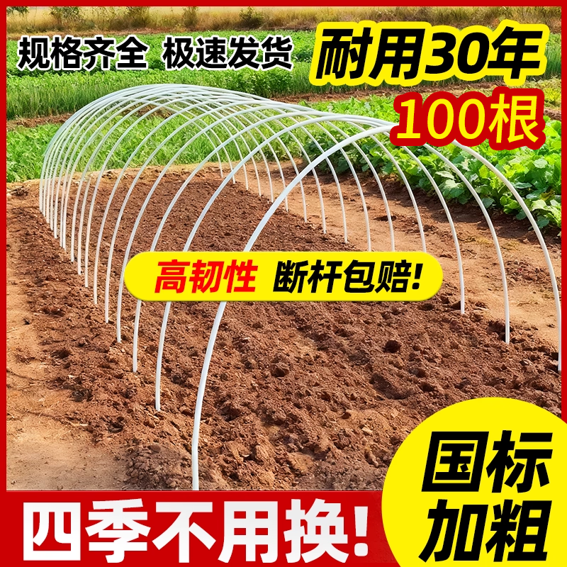 新型实心大棚支架种菜育苗小拱棚