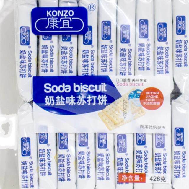 正货康宜奶盐味酵母苏打饼干428g健康早餐代餐食品零食饱腹