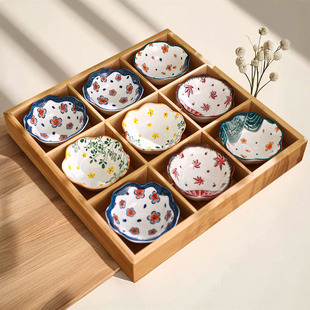 围炉煮茶茶点竹精致小新中式四宫格托盘古风干果果盘点心零食冬天