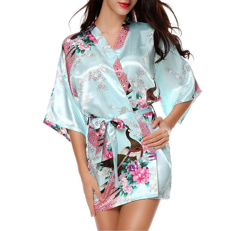 nightgown bridesmaid gown short cardigan Wedding morning