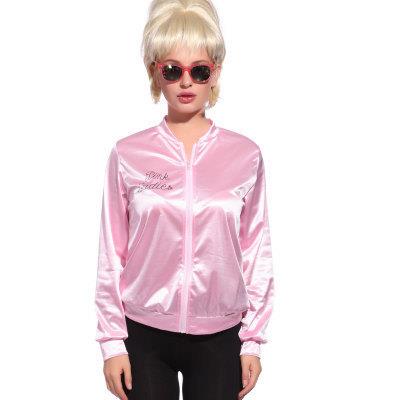 halloween festival play street pink jacket ding and