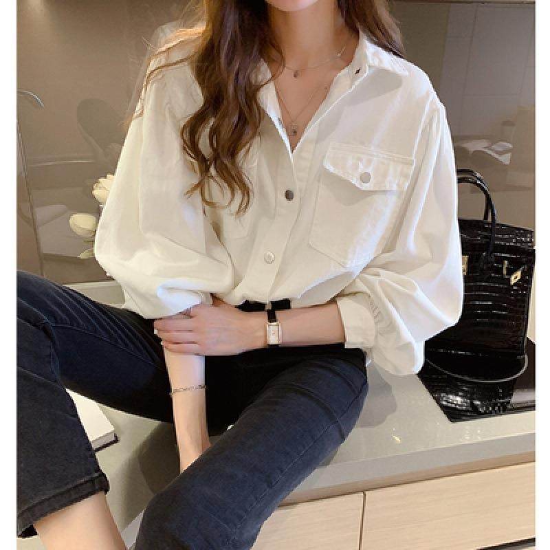 jacket protection sun shirt sleeve long loose tops womens