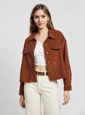 new jacket woman clothing winter coat casual turn down