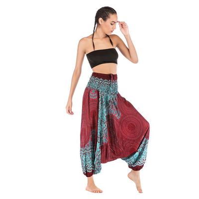 drop pants wear and cotton yoga crotch jumpsuit casual