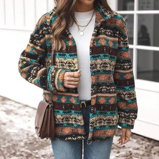 Loose Fleece Zipper faced Jacket Double Tops