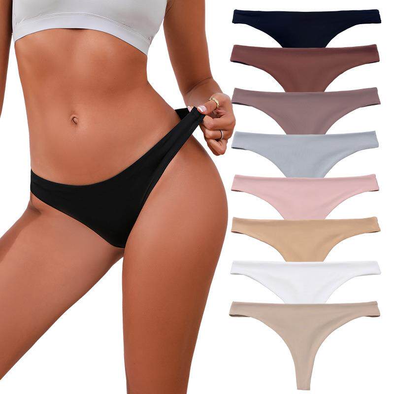 pants womens cotton low sexy underwear one-piece pure waist